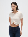 Tops Frilo Marfil / Off White