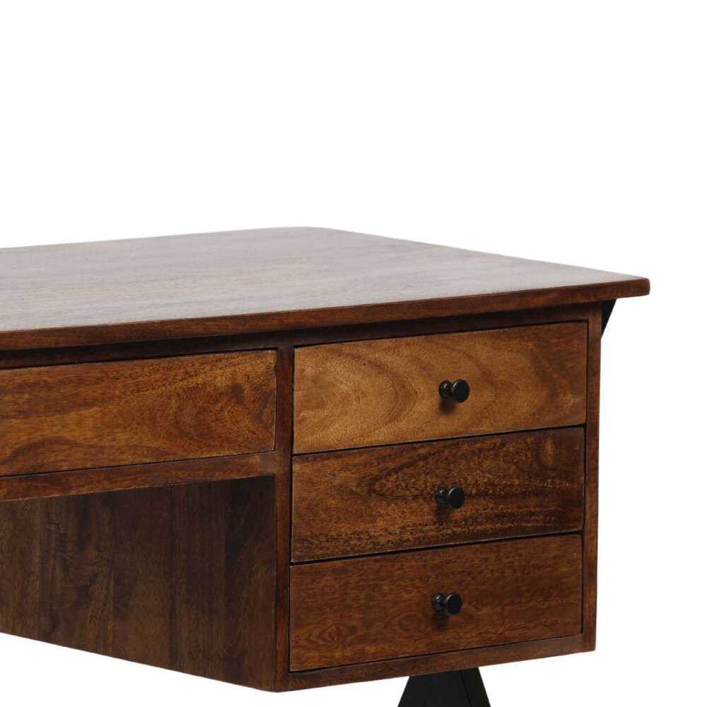 ESCRITORIO MADERA-DE-MANGO MARRON CHRISTOPHER