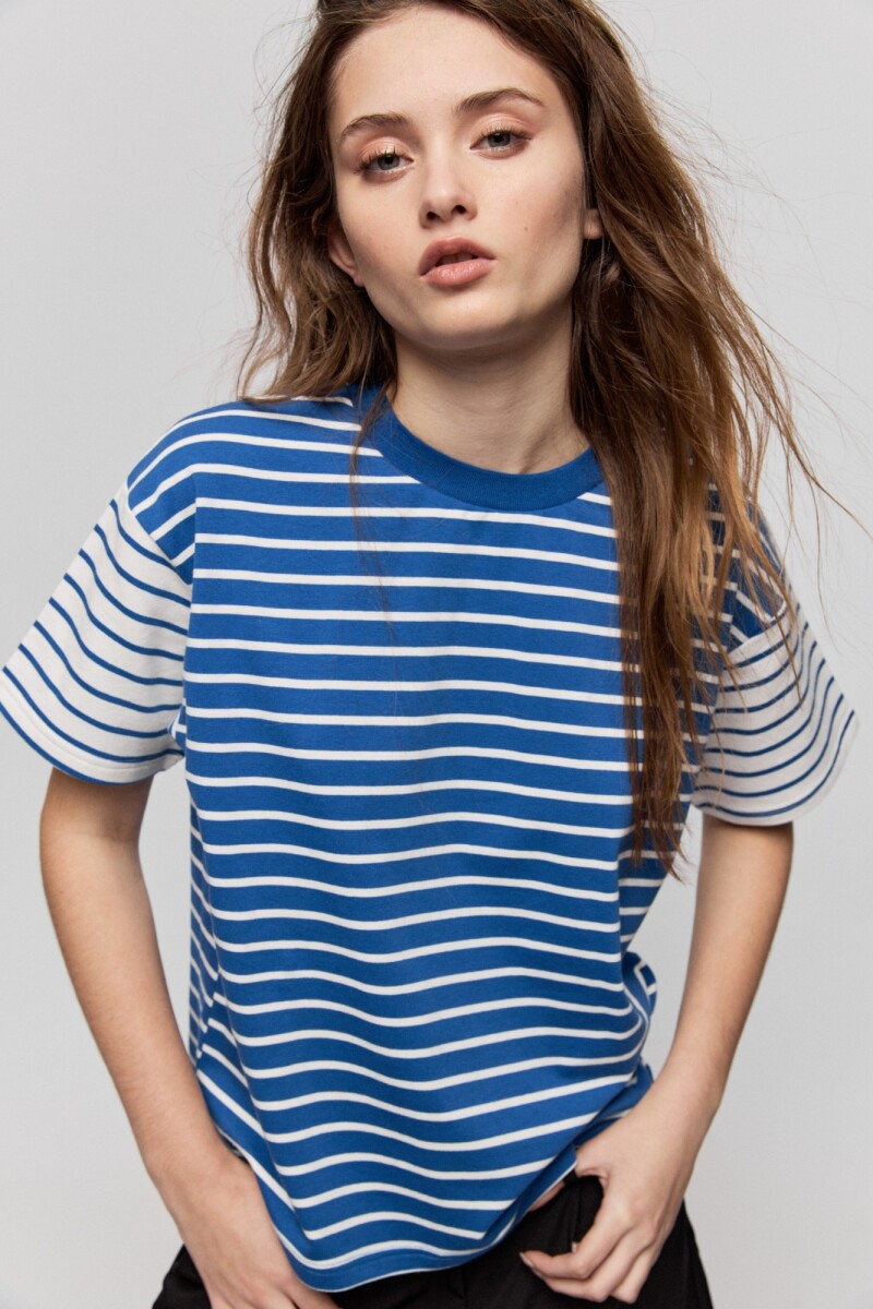REMERA SCOTT Azul Francia