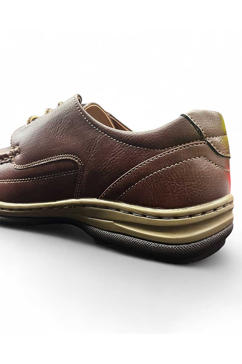 ZAPATO ACORDONADO MODA ITALIANA Marron