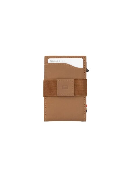 METALCARD H.SLIM ID WIND. WALLET CAMEL BROWN