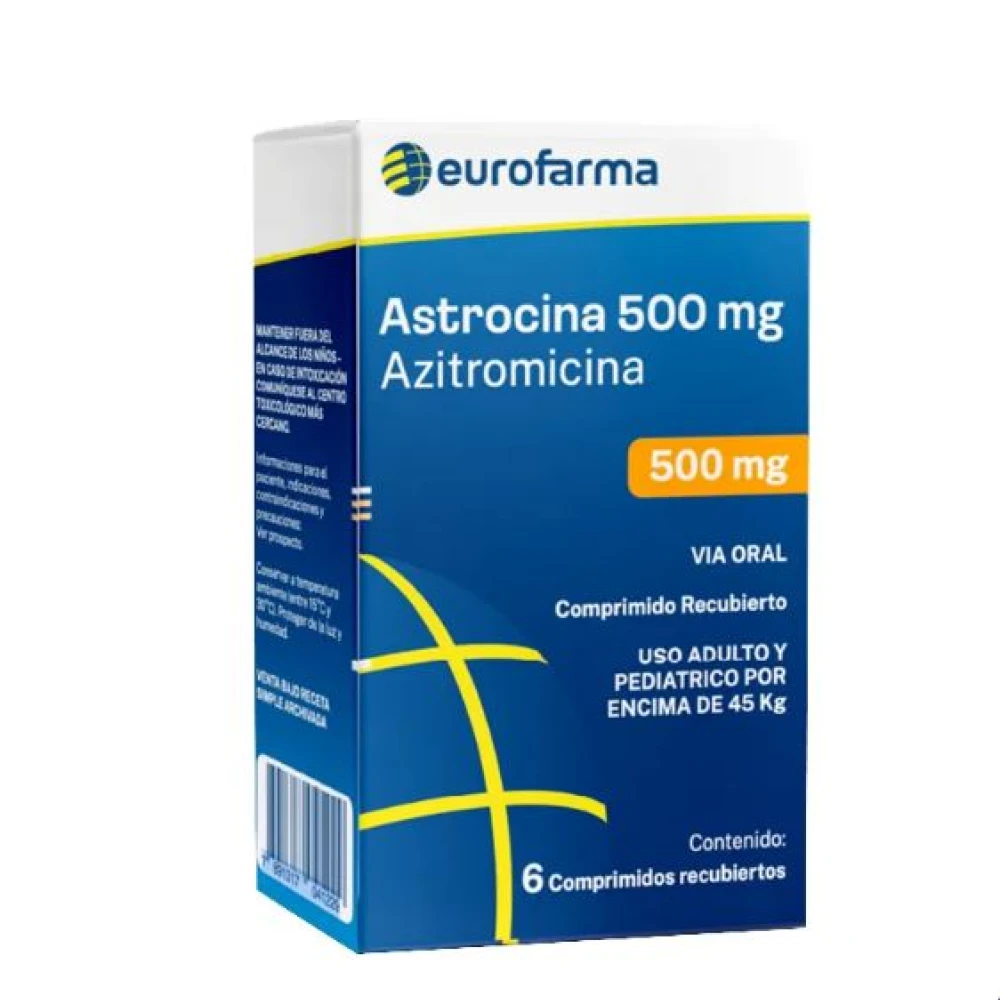 ASTROCINA 500 MG X 6 COMP. REC.