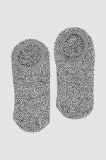 Pantumedias invisible chenille lisa Gris oscuro