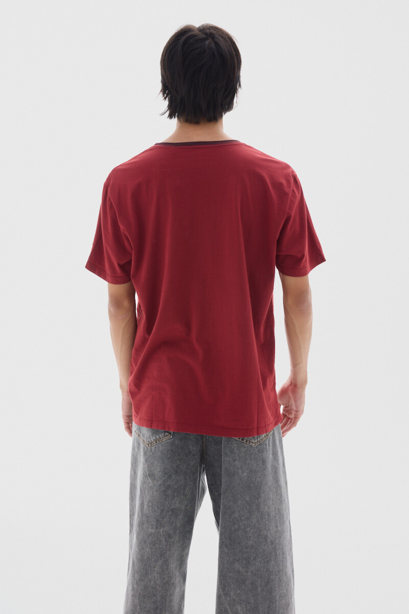 T-shirt Atenos Bordeaux