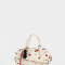 Bowling Cartera Bowling Con Charm - Estampado Flores