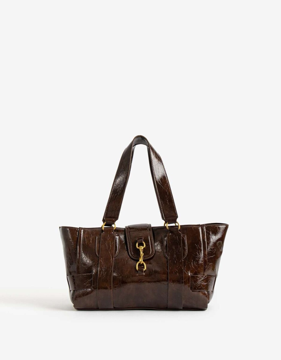 Cartera Baguette - Marron Chocolate 