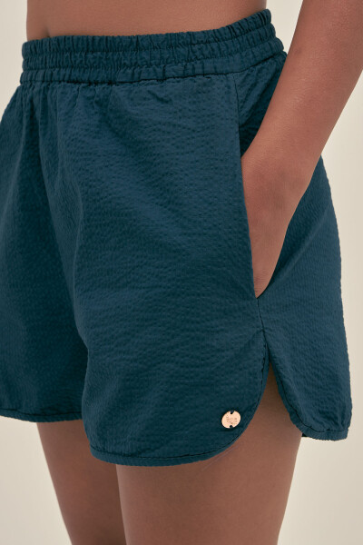 MICHU SHORTS Navy Pol