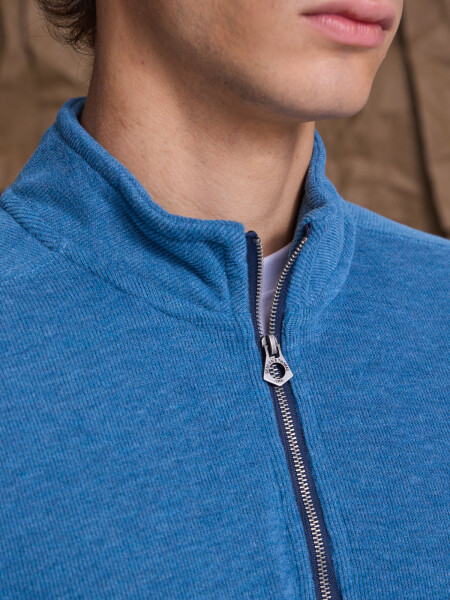 FLEECE PALERMO AZUL MELANGE