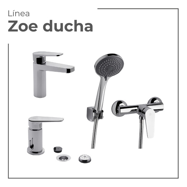 Juego De Griferia Modelo Zoe - Lavatorio + Bidet + Ducha Juego De Griferia Modelo Zoe - Lavatorio + Bidet + Ducha