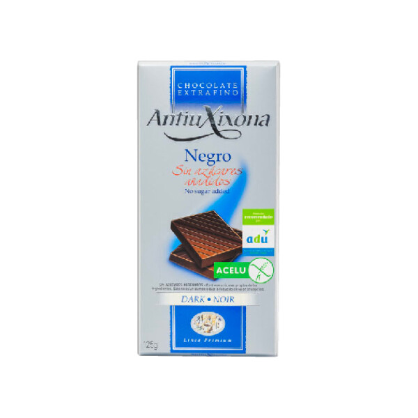 TABLETA ANTIU XIXONA Sin Azúcar Negro Unica