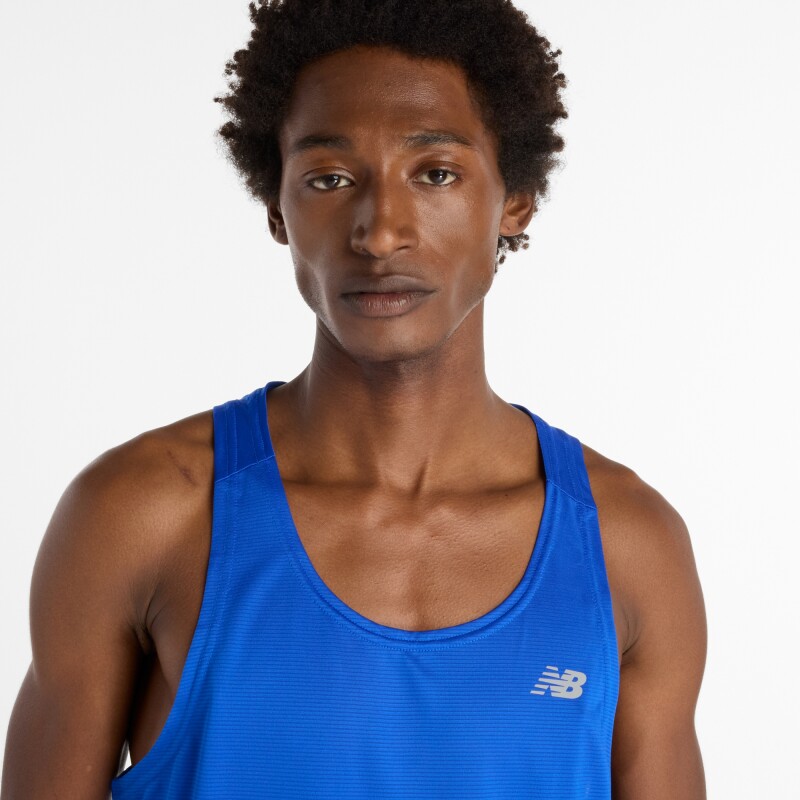 Musculosa New Balance de Hombre -Sport Essentials-MT41220BUM BLUE