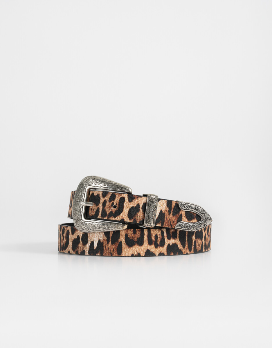 Cinturón Animal Print 