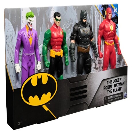 Pack De 4 Figuras Dc Comics 67887 De 15Cm Universo Binario 001
