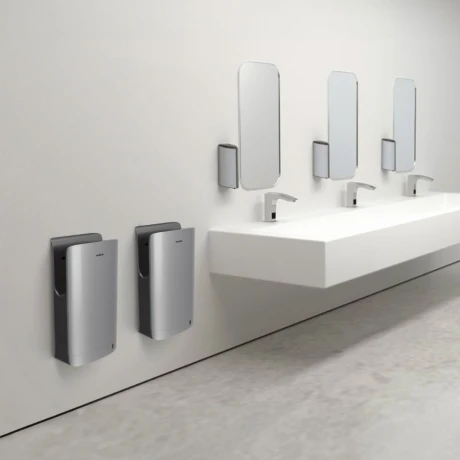 Secador de Manos Acero Inoxidable Gris 1400W GRIS