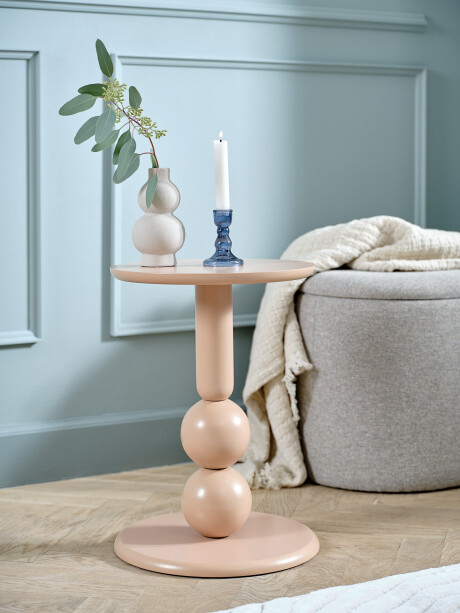 Mesa auxiliar LUNDE Ø33 latte Mesa auxiliar LUNDE Ø33 latte