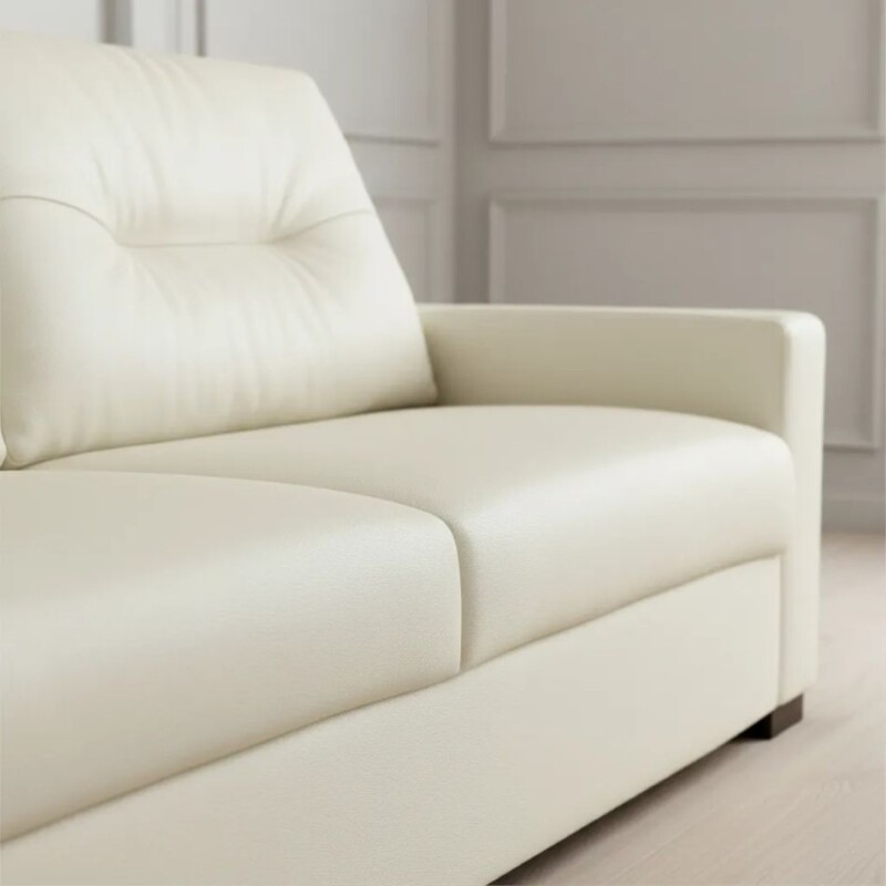 SOFA 3.5 CUERPOS - PU COLOR PERLA SOFA 3.5 CUERPOS - PU COLOR PERLA