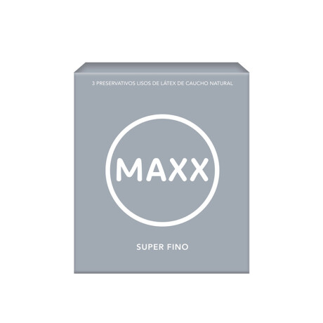 Maxx x3 preservativos Super fino