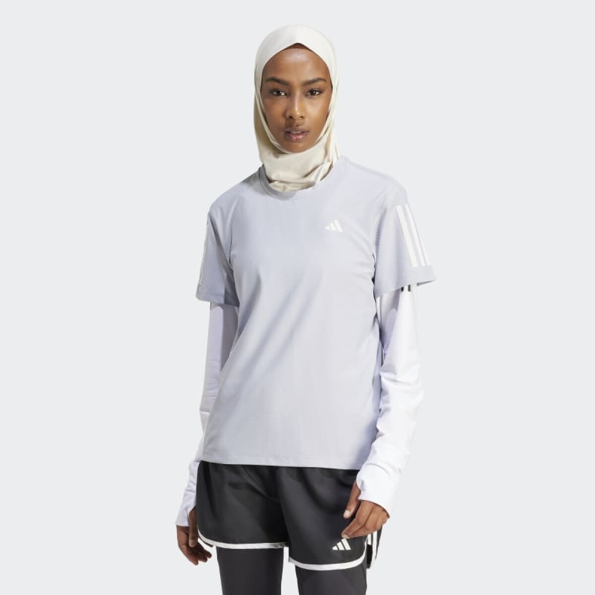 Remera Adidas Own The Run - Gris 