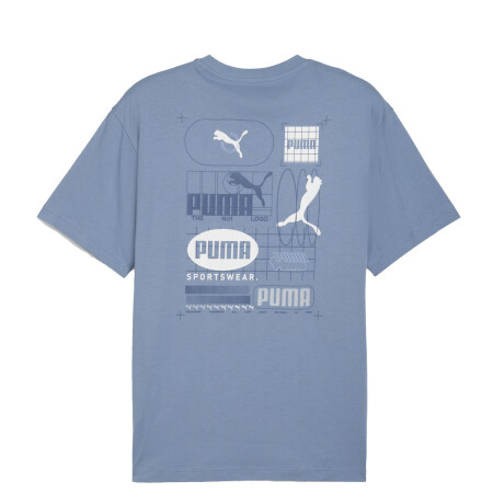 Remera de Hombre Puma Graphic Grid Celeste