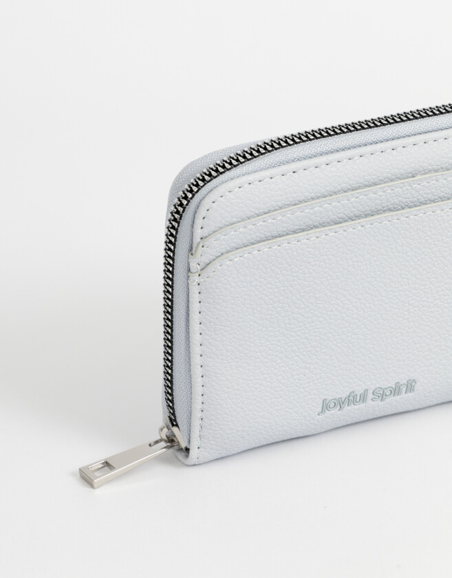 Billetera Clasico Billetera Multipocket - Azul Celeste