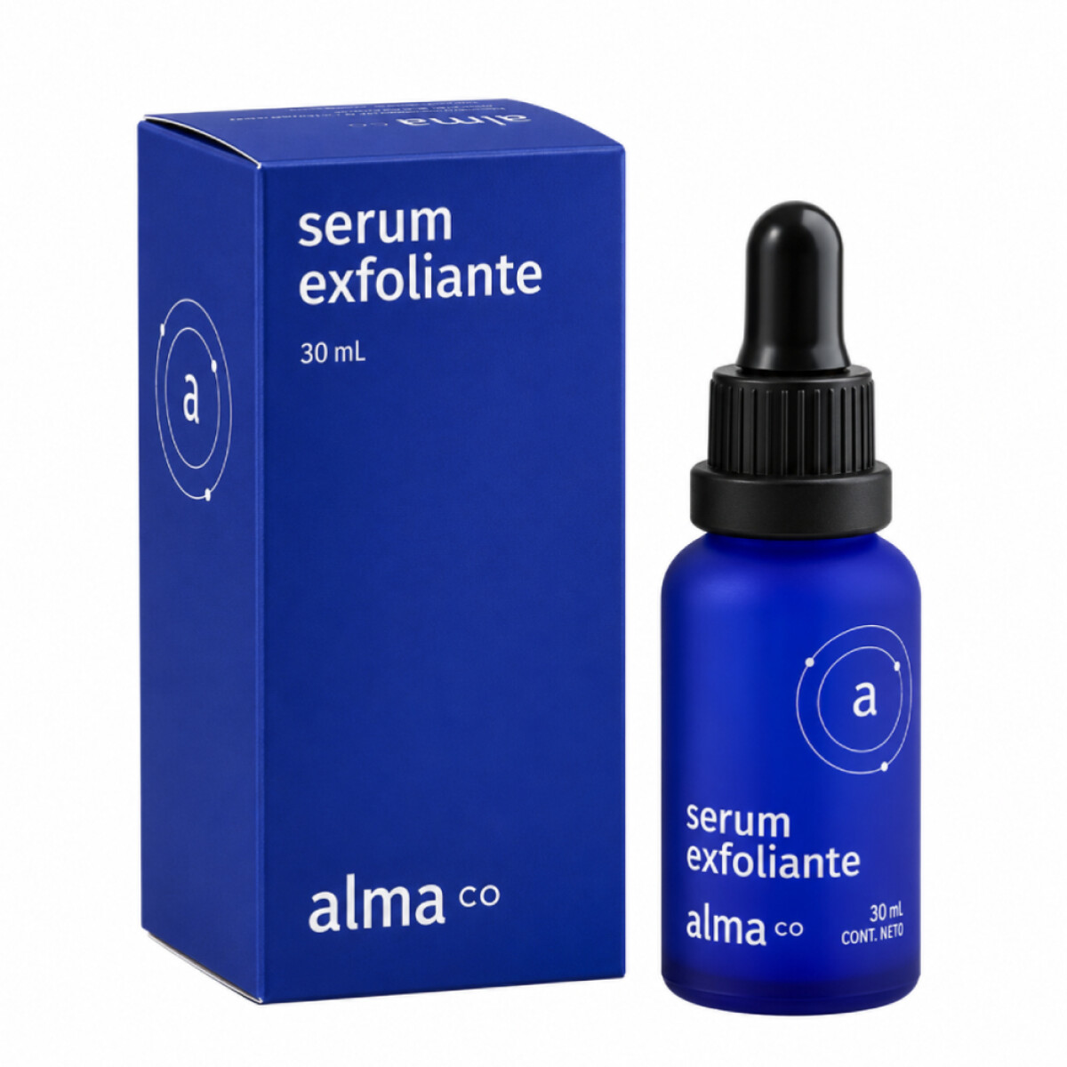 Sérum Facial Alma Exfoliante con Ácido Glicólico, Salicílico y PHA 30ml 