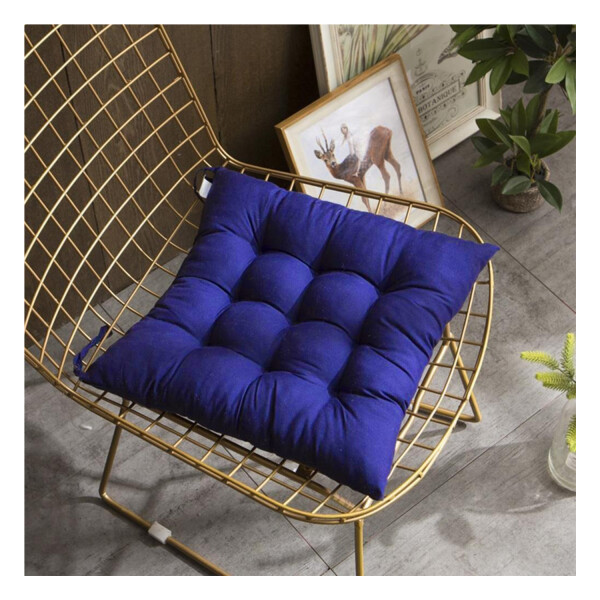 Almohadon Decorativo Poliester Algodón Super Cómodos X4 Variante Color Azul Eléctrico