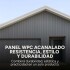 Pack X10 Wpc Simil Madera Panel Revestimiento Lambrin 2.85m Color Gris Oscuro