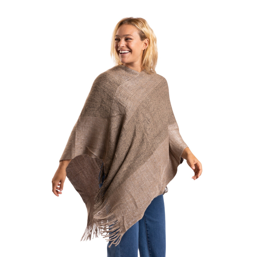 CHERRY PONCHO BROWN