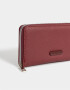 Ficheros Clasico Billetera Fichero Rectangular - Rojo Burdeaux