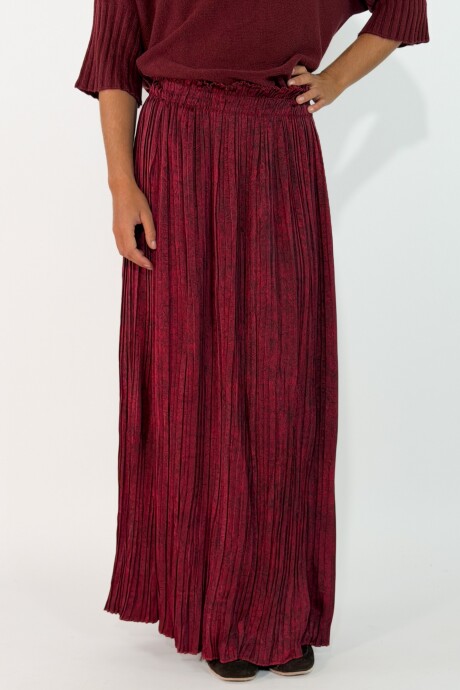 POLLERA MAKRAN Bordo