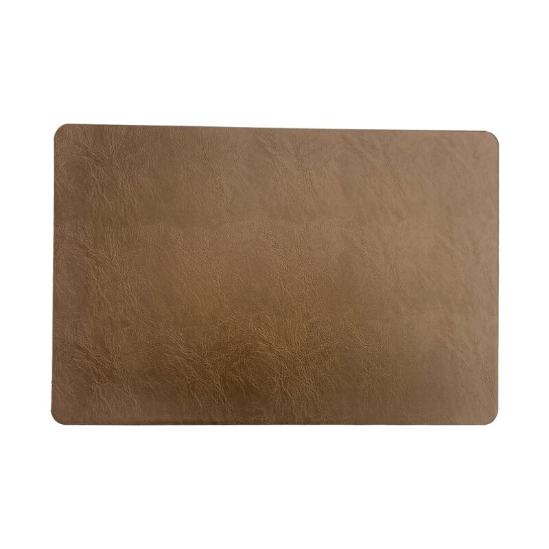 INDIVIDUAL PVC SIMIL CUERO 45x30CM PUNTEADO MARRON INDIVIDUAL PVC SIMIL CUERO 45x30CM PUNTEADO MARRON