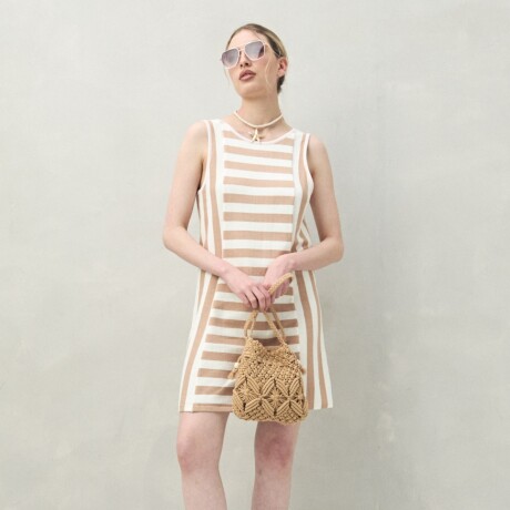 VESTIDO TESSA Tostado