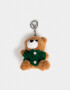 Llavero Peluche Llavero Y Charm De Osito Con Sweater - Marron Medio