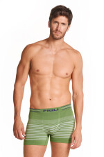 Boxer rayas melange Verde lago