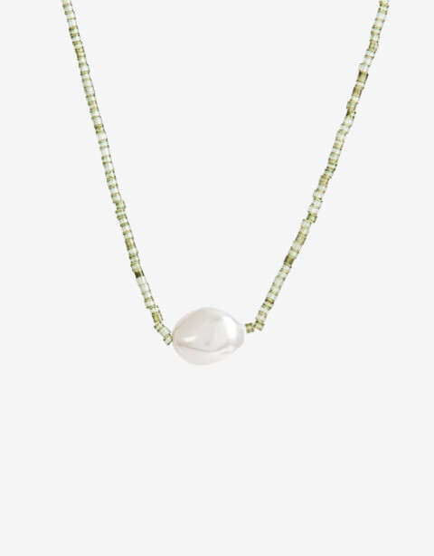 Collares Cortos Canutillos Collar Corto Beads Y Perla - Combinacion Multicolor