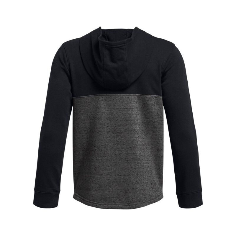 UA Boys Rival Terry Hoodie-PPL BLK-001