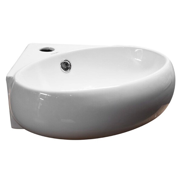 BACHA BLANCA DE APOYO OVAL PARA MONOCOMANDO Bacha Blanca De Apoyo Oval Para Monocomando