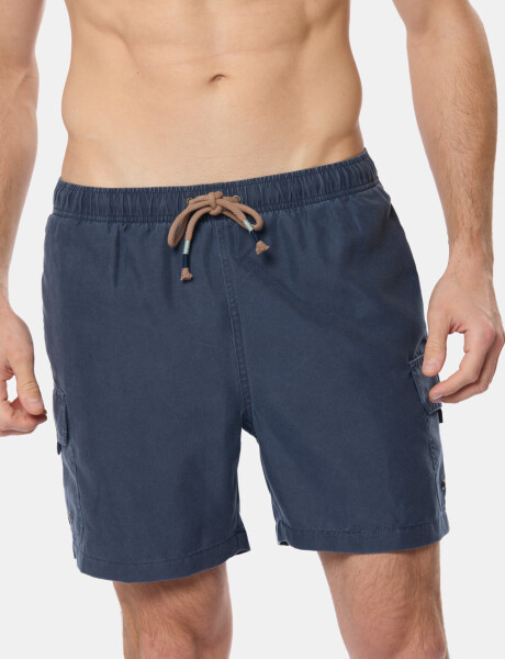 SHORT DE BAÑO CARGO Azul