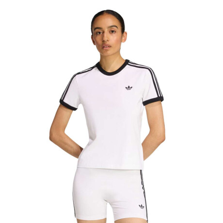 Remera Adidas 3 Stripes Blanco