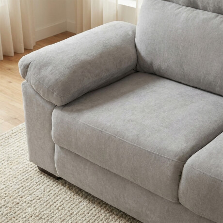 Sofá Owen - Tela Microfibra - 2 cuerpos 12073 (Greige)