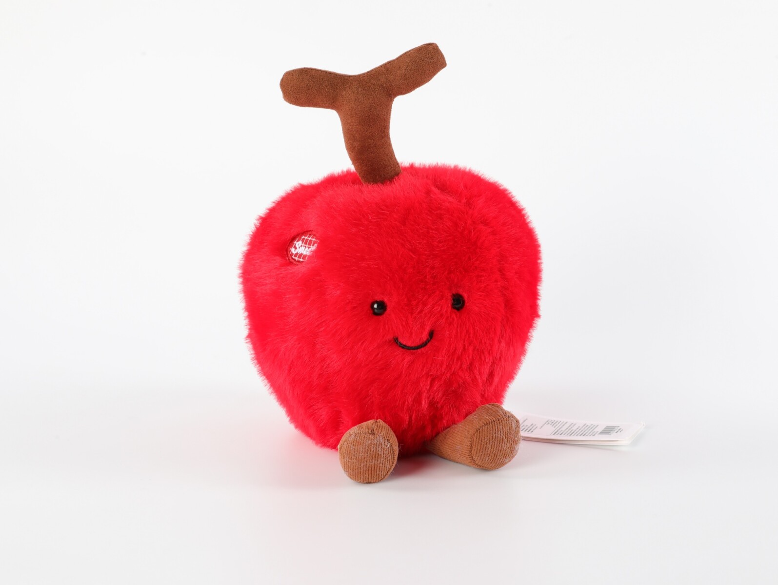 FRUTA DE PELUCHE DE 20 CM (CEREZA DE DIBUJOS ANIMADOS) 
