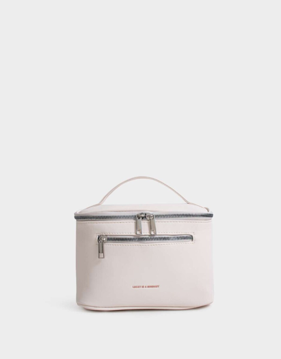 Portacosméticos Cuerina - Blanco Crudo 