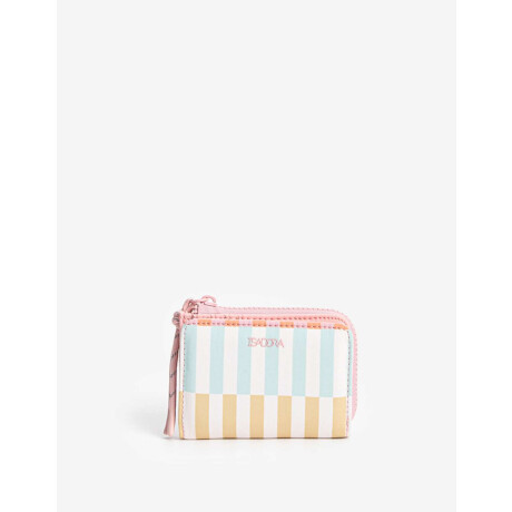 Billetera De Material Reciclado Estampado rayas