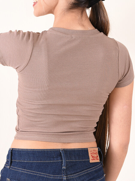 REMERA BASICA ARTEX TOSTADO