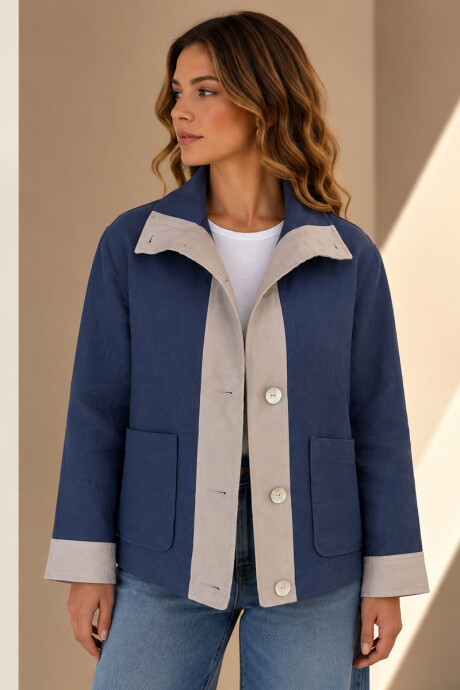 Campera cala Azul