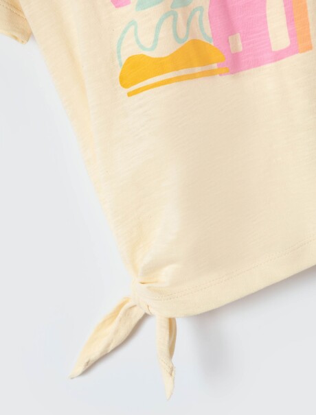 BLUSA INFANTIL ESTAMPADA AMARILLO