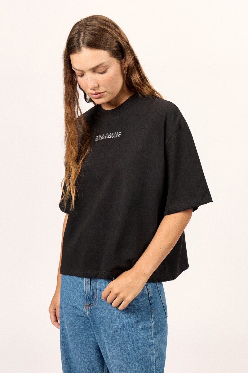 REMERA VACATION BOXY TEE J-negro