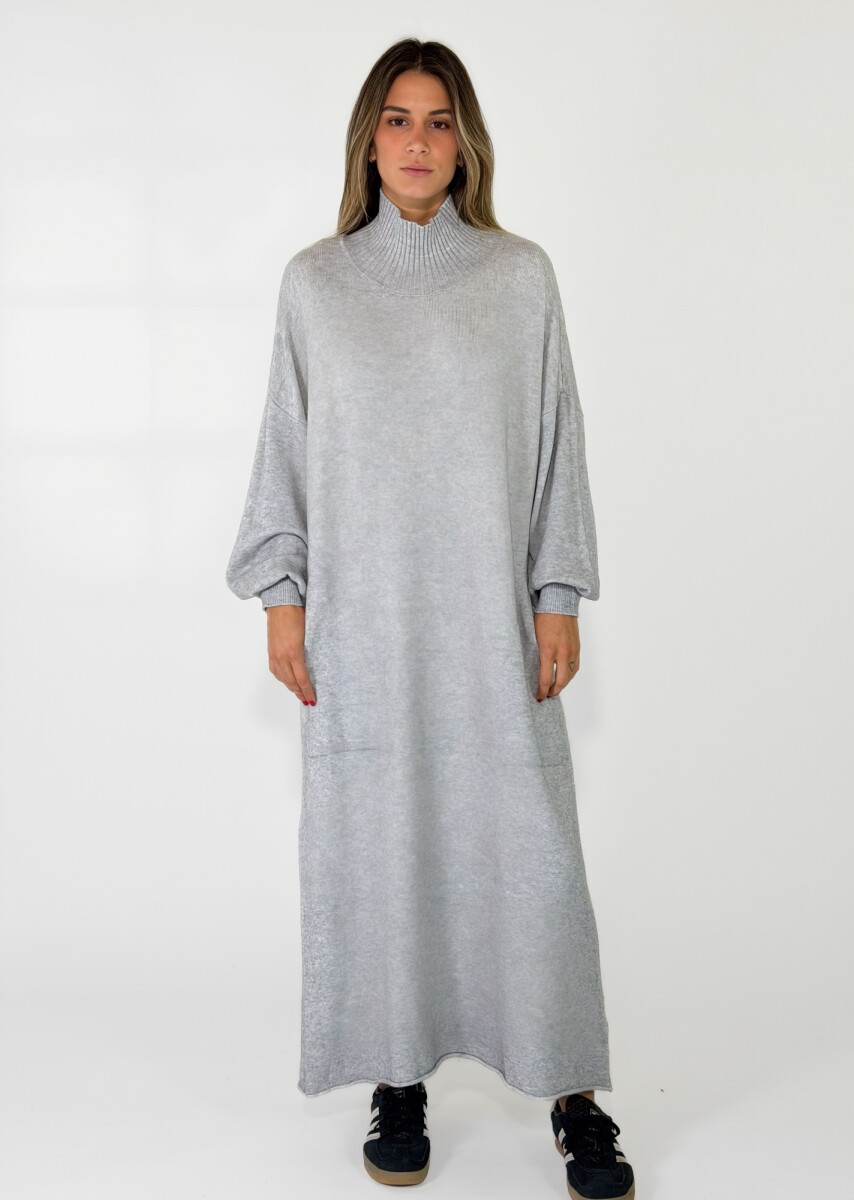 VESTIDO NAS - GRIS 