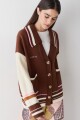 CARDIGAN GOAL Chocolate