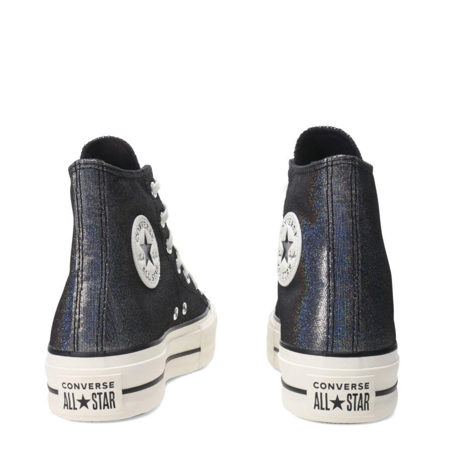 Championes de Mujer Converse Ctas Lift Hi Negro - Brillante